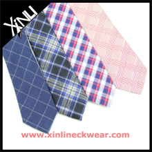 Mens Silk Wool Tie with Beautiful Checks Wholesale Wool Necktie